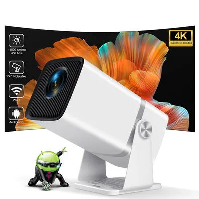 Full HD 1080P TD80W Mini Projector Android 13 WiFi Projetor 4K Smart Home Theater Cinema Outdoor TD80 Portable Rotable Beamer