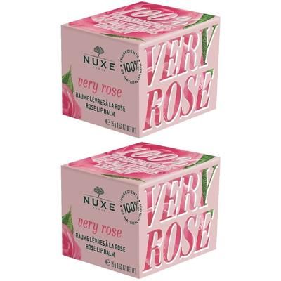 Nuxe Very Rose Balsamo Labbra Idratante E Illuminante Set da 2 2x15 g