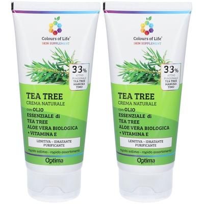 Colours of Life® Tea Tree Crema Naturale Set da 2 2x100 ml