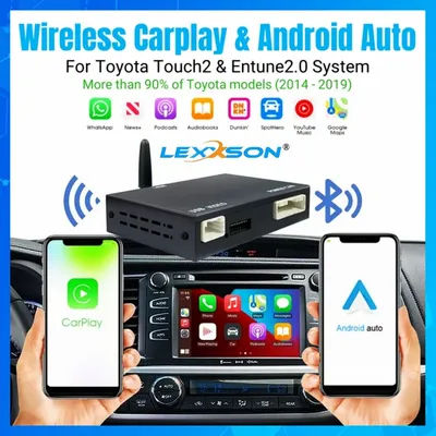 Pour Apple Carplay Android Auto pour Toyota Touch2 Entune 2.0 Highlander Tundra Sienna Prius Yaris Camry CHR Module multimédia