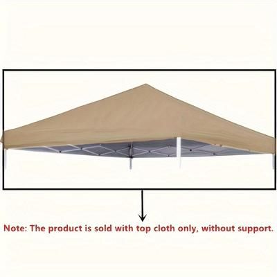TEMU Outdoor Four-season Umbrella Tent Fabric Canopy 3x3 Rain Shelter Sunshade Booth Thickened Cloth 10*10 Tarpaulin Roof Without Frame