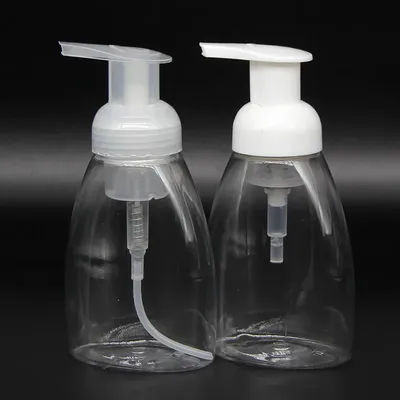 1-4pcs Press Type Plastic Bottle Foam Pump Bottle Cleaning Bottle Hand Sanitizer Shampoo Dispenser Soap Liquid Bottle Empties