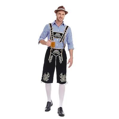 Costume Cosplay Oktoberfest / Birra Cosplay Adulti Per uomo Birra Oktoberfest Feste Costumi di Halloween facili Vestirsi