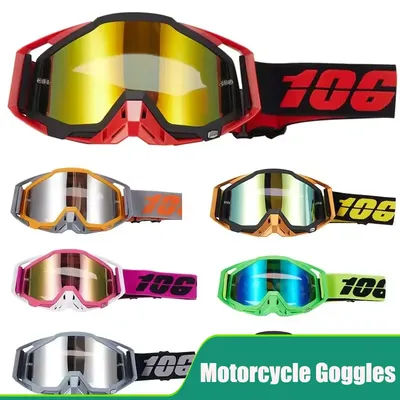 Occhiali da equitazione per moto Cross da uomo Occhiali da sole per moto Occhiali per casco fuoristrada Accessori per bici da cross