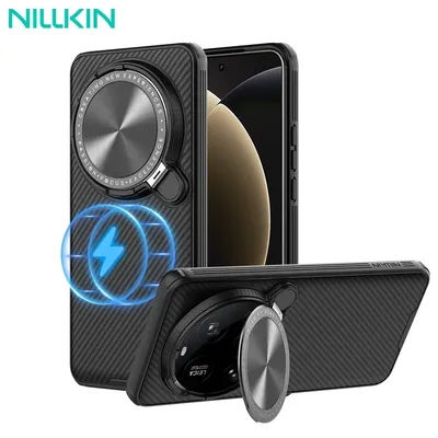 For Xiaomi 15 Ultra Magsafe Case NILLKIN CamShield Prop With Foldable Protection Lens Stand Magnetic