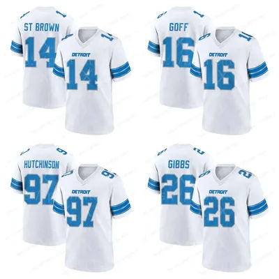 2025 New Spot Men's NFL Football Jersey Quick-drying 3D Printing Comfortable Training Jersey Soft and Lightweight Lions Jersey