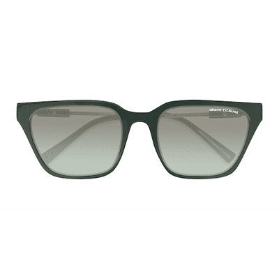 Unisex s square Green Eco Friendly,Metal,Plastic Prescription sunglasses - Eyebuydirect s Armani Exchange AX4158S