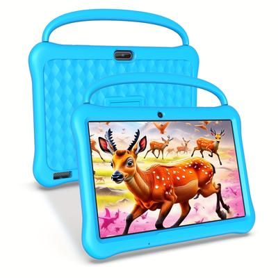 TEMU Kids Tablet, Kids 10 Inch Android 13 Tablet, Cpu 64gb Rom 2gb 1tb Sd Card , Kids Tablet With Case, Wifi Tablet , Dual Camera, Kids Tablet Shockproof Case, 1280*800 Ips Hdtouch Screen