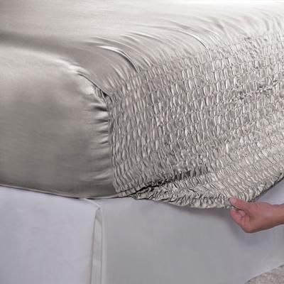 Bed Tite™ Satin Sheet Set by JLJ in Silver (Size FULL)
