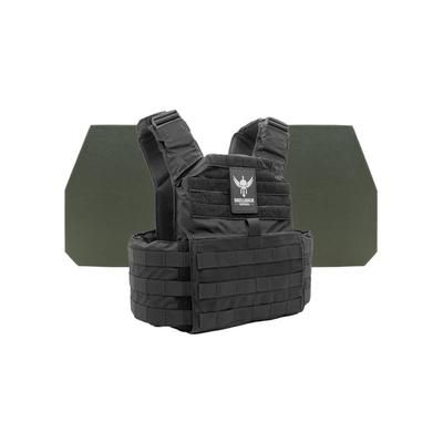 Shellback Tactical Skirmish Level IV Body Armor Kit with Model L410 Plates Black One Size SBT-9020-L410-BK
