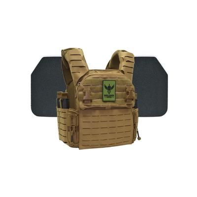 Shellback Tactical Banshee Elite 3.0 Body Armor Kit with Level III+ Model P5mmSAO Armor Plates Coyote L/XL SBT-BANELT3-P5MM-CT-LXL