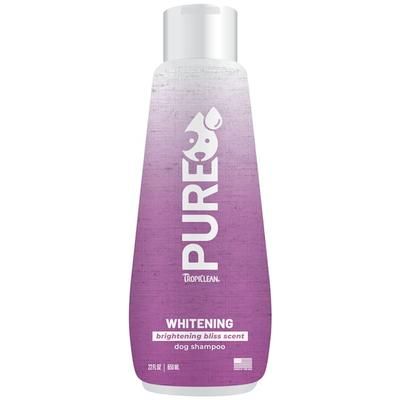 TropiClean PURE Brightening Bliss Whitening Shampoo for Dogs, 22 fl. oz.