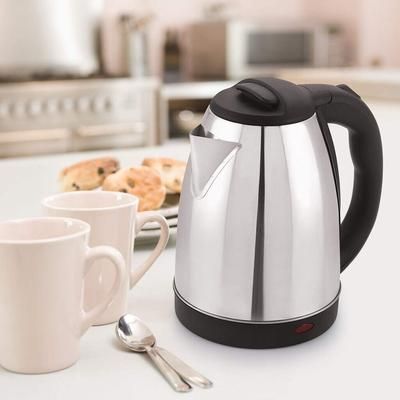 TEMU Wireless Electric Kettle Stainless Steel Kettle Overheating Protection