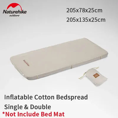 Naturehike 1-2 Person Sleeping Mat Bedspread Ultralight Cotton Breathable Mattress Cover Bedroom Rest Outdoor Travel Air Cushion