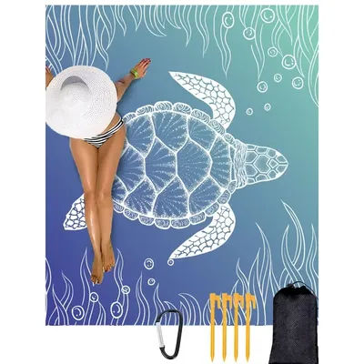 210x200cm Picnic Mat Waterproof and Sand-proof Beach Mat Portable Lightweight Blanket Camping Supplies Outdoor Camping Picnic
