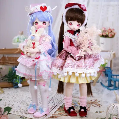 DBS Doll 1/4 BJD Dream Fairy Match Girl Resin Anime Figure Carton Lala Ruru Egg ACGN SD Collection Toy