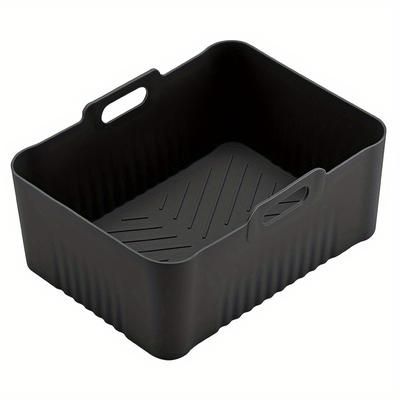 TEMU 1pc Premium Ninja 9.5l Af400uk Silicone Liners | Silicone Lines | Designed For Ninja Dual Air Fryer 9.5l Af400uk & Af451uk | Ninja Silicone Liners