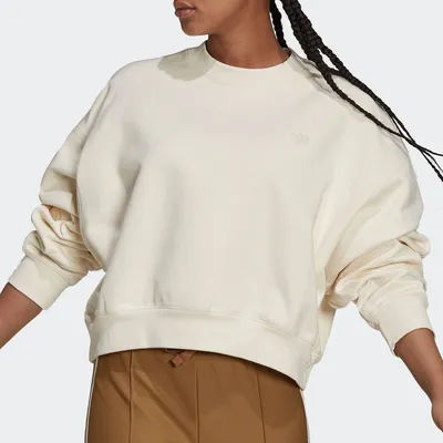 Adidas Official Authentic Three Stripes Women's Simple Round Neck Sweatshirt H22827