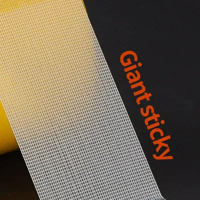 10M Strong Fixation Of Double Sided Cloth Base Tape Translucent Mesh Waterproof Super Traceless High Viscosity Carpet Adhesive