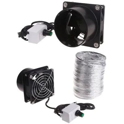Smoke Absorber Fume Extractor Fan Pipe Duct Exhuast Fan USB Adjustable Speed Welding Fume Absorber With Pipe Ventilation Fan