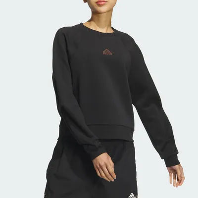 Adidas Official Original TECH CREW Women's Sports Casual Sweatshirt JJ1107