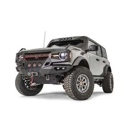 Fab Fours Bumper Steel Black Grumper Series, Front, GR5200-1