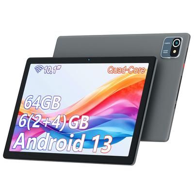 "TEMU 10.1" Android 13 Tablet, -core, 6 (2+4)gb , 64gb Rom, 5000mah Battery, 2mp+5mp Camera, 128gb Expandable, /grey"