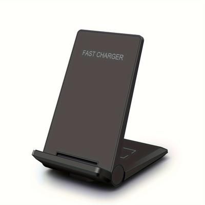 TEMU Wireless Charger, Foldable 2in 1 Wireless Charging Station For /15/ / 14/13/12/11/se/xs/x/8/plus, For Airpods /pro/4/3/2, 15w Fast Dual Wireless Induction Charge Stand S24 S23 S22 Buds Pro