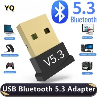 Adaptateur USB Bluetooth 5.3, Dongle sans fil Bluetooth 5.1, pour PC portable, haut-parleur sans