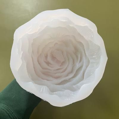 TEMU 1pc Silicone Mold For Wedding & Valentine's Day Floral Decor - Durable, Easy-to-use Polymer Clay, Diy Crafts, Soap Making, Candle Creation - Handmade Elegant , Flower Decoration