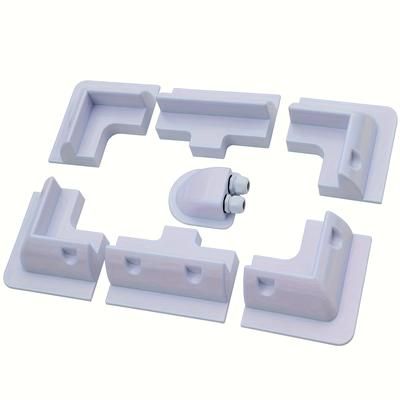 TEMU 4/7pcs Solar Panel Mounting Bracket Kit - Boat Motorhome Rv Roof Mount