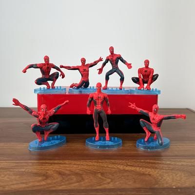 TEMU 7pcs Set Figure -man, Avengers, Superheroes, Car Decorations, Creative Doll Decorations, Tabletop Car Baking Ornaments, Suitable, Birthday Holiday Gifts