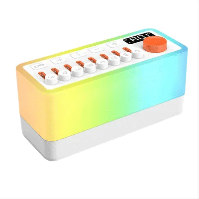 Tendance! Machine sonore de sommeil à bruit blanc avec 8 sons naturels, haut-parleur Bluetooth