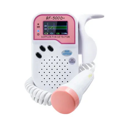 Détecteur de fréquence cardiaque pour bébé à ultrasons 2MHz, moniteur de battement cardiaque