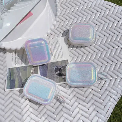 Ins simple couleur magique étui avec crochet pour Apple airpods4 étui de protection, pour AirPods 3 2 AirPods Pro2 Apple Bluetooth étui d'oreille