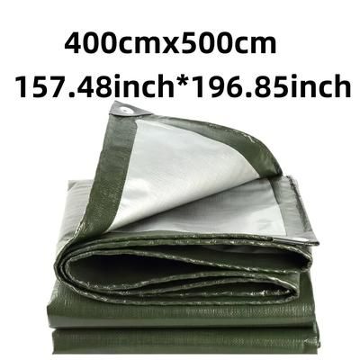 TEMU Durable Waterproof Green Outdoor Canopy Tent - Thick Pvc Material, Uv Protection, Closure, Ideal For Camping And Picnics, Picnic Essentials|sleek Canopy Design|secure Closure
