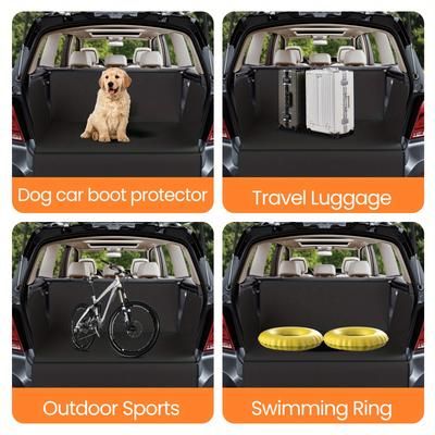 TEMU Car Trunk Protector Cover For Universal Car And Suv Dog Trunk Mat Waterproof And Non-slip Car Cover