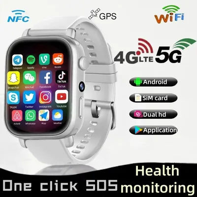 4G new I1 Android system,children's＆student smartwatches for video calls,1.99''410*502 resolution,SIM card,GPS WIFI dual cameras