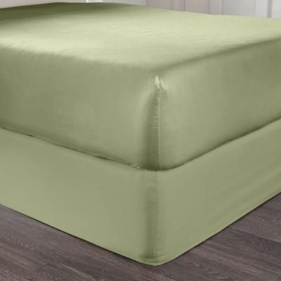 BH Studio Microfiber Bedskirt by BH Studio in Sage (Size TWIN)