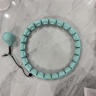 TEMU Adjustable Weighted Fitness Ring For Women Men - Silent, Green, Pc Material, Ideal For Home Workouts And Body Shaping, Detachable Knots - Jogging, Swimming, Cycling, And Yoga, Workout Accessories