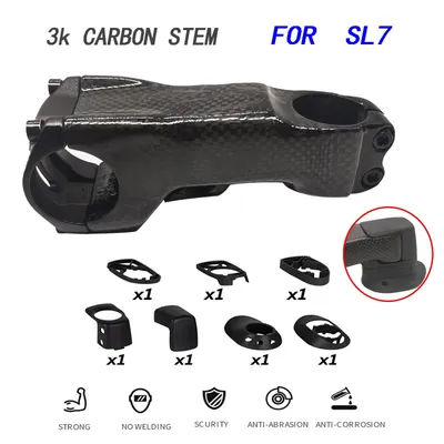 For SL7 carbon stem Ultralight Stem Mtb Road Bicycle Bike Stem 6 Degree 70-130mm Full internal Wiring bike bicycles parts