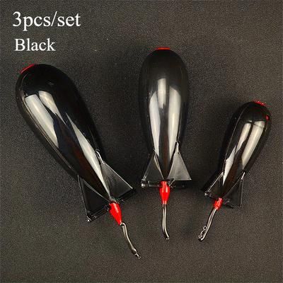 TEMU Set Of 3 Fishing Bait Launchers For Long-distance Fishing, Designed For Precise Bait Placement.