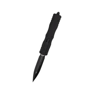 Microtech Dirac Delta D/E Blk Tactical Standard 3.75in Folding Knife Black 227-1T