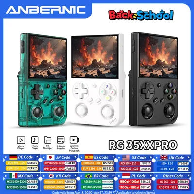 Anbernic RG 35XXPro Retro Handheld Game Console RG35XX Pro Gaming Player Support RixelHK WiFi Streaming Controller HD TV Output