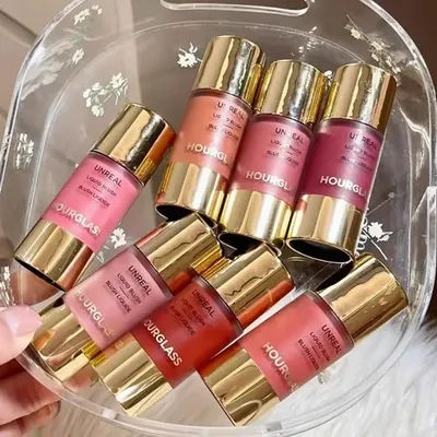 Hourglass Makeup Lipstick Phantom Volumising Glossy Balm Lip Gloss Mirror Blush Moisturizing Lip Glaze Smooth Lightweight Face