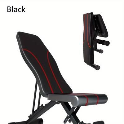 TEMU Adjustable Fitness Chair Weight Training Abdominal Fitness Dumbbell Bench