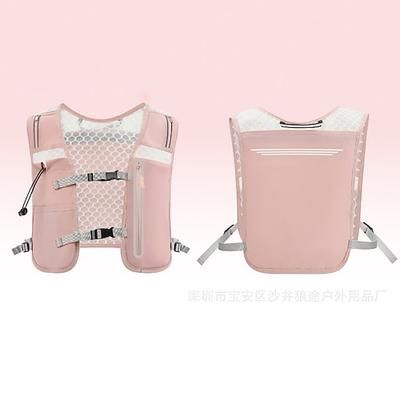 Gilet da corsa Pacchetto d'acqua Gilet di idratazione Manicotti Riflettente Impermeabile Asciugatura Rapida Lycra per Maratona Escursionismo Jogging