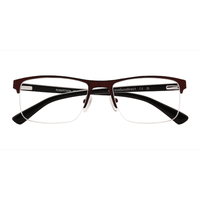 Male s rectangle Red Acetate,Metal Prescription eyeglasses - Eyebuydirect s Robertson
