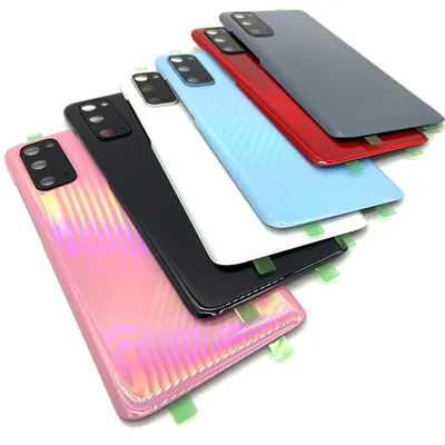 For Samsung Galaxy S20 Ultra Plus Battery Back Cover Glass Panel Rear Door Housing Case With Camera Lens For S20Ultra S20Plus