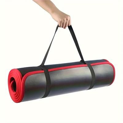 TEMU Extra Thick 10mm Yoga Mat - Non-slip, Waterproof, High-density Filling, Suitable For Pilates And Fitness, Durable Home Gym Equipment And Accessories Yoga Mat, Extra Thick Home Exercise Pad